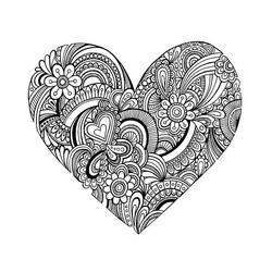 Heart (Others) coloring page #173254 to print and color