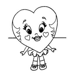 Heart (Others) coloring page #173273 to print and color