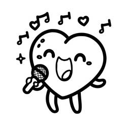 Heart (Others) coloring page #213417 to print and color