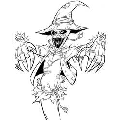 Coloring pages: Horror and Scary - Free Printable Coloring Pages