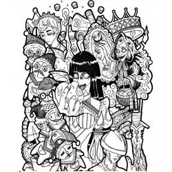 Coloring page: Horror and Scary (Others) #193662 - Free Printable Coloring Pages