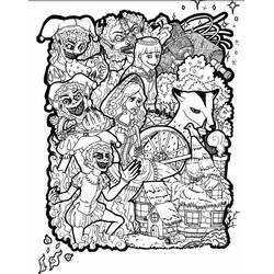 Coloring page: Horror and Scary (Others) #193663 - Free Printable Coloring Pages