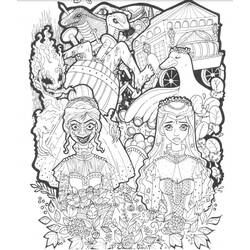 Horror and Scary (Others) coloring page #193667 to print and color