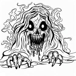 Horror and Scary (Others) coloring page #193687 to print and color