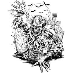 Coloring page: Horror and Scary (Others) #193698 - Free Printable Coloring Pages