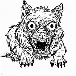 Horror and Scary (Others) coloring page #194054 to print and color