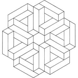 Coloring page: Optical Illusion (Others) #213951 - Free Printable Coloring Pages