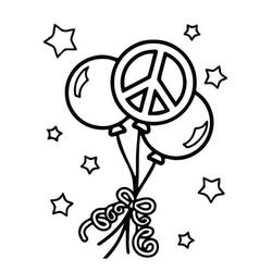Coloring pages: Peace - Free Printable Coloring Pages