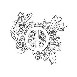 Coloring page: Peace (Others) #210625 - Free Printable Coloring Pages
