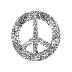Coloring page: Peace (Others) #210640 - Free Printable Coloring Pages