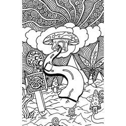 Psychedelic (Others) coloring page #210019 to print and color