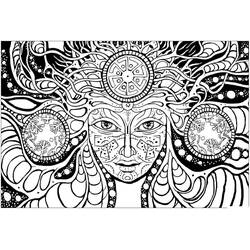 Psychedelic (Others) coloring page #210027 to print and color