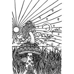 Psychedelic (Others) coloring page #210033 to print and color