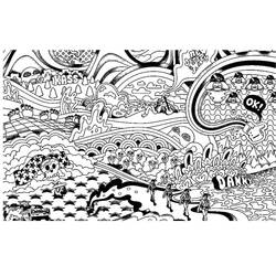 Psychedelic (Others) coloring page #210037 to print and color