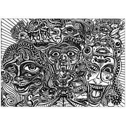 Psychedelic (Others) coloring page #210042 to print and color