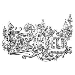 Psychedelic (Others) coloring page #210044 to print and color