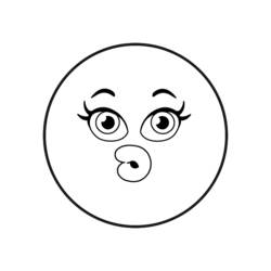 Coloring page: Smiley (Others) #115946 - Printable coloring pages