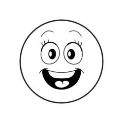 Coloring page: Smiley (Others) #115970 - Printable coloring pages