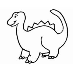 Coloring page: Dinosaur (Prehistoric Animals) #5512 - Free Printable Coloring Pages