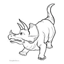 Dinosaur (Prehistoric Animals) coloring page #5555 to print and color