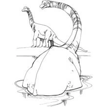 Dinosaur (Prehistoric Animals) coloring page #5567 to print and color