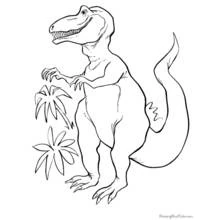 Dinosaur (Prehistoric Animals) coloring page #5597 to print and color