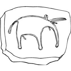 Coloring page: Mammoth (Prehistoric Animals) #212546 - Free Printable Coloring Pages