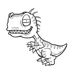 Coloring pages: T-Rex - Free Printable Coloring Pages