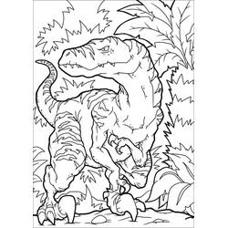 Coloring pages: Velociraptor - Free Printable Coloring Pages