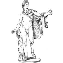 Coloring pages: Apollo - Free Printable Coloring Pages