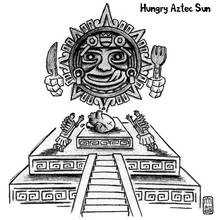 Coloring page: Aztec Mythology (Religion and Mythology) #111570 - Free Printable Coloring Pages