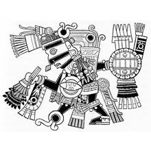 Coloring page: Aztec Mythology (Religion and Mythology) #111587 - Free Printable Coloring Pages