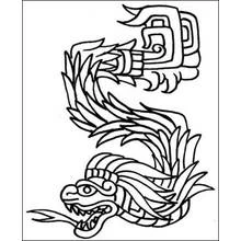 Coloring page: Aztec Mythology (Religion and Mythology) #111595 - Free Printable Coloring Pages