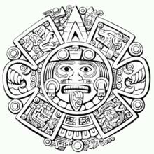 Coloring page: Aztec Mythology (Religion and Mythology) #111714 - Free Printable Coloring Pages