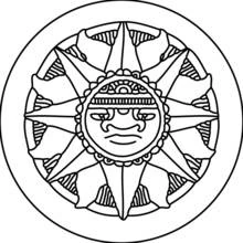 Coloring page: Aztec Mythology (Religion and Mythology) #111751 - Free Printable Coloring Pages