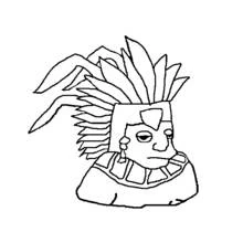 Coloring page: Aztec Mythology (Religion and Mythology) #111786 - Free Printable Coloring Pages