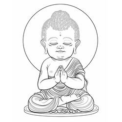 Coloring page: Buddha (Religion and Mythology) #216135 - Free Printable Coloring Pages