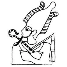 Coloring page: Egyptian Mythology (Religion and Mythology) #111183 - Free Printable Coloring Pages