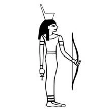 Coloring page: Egyptian Mythology (Religion and Mythology) #111330 - Free Printable Coloring Pages
