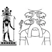 Coloring page: Egyptian Mythology (Religion and Mythology) #111459 - Free Printable Coloring Pages