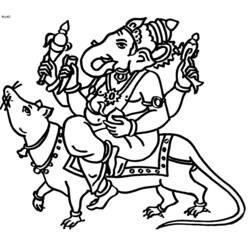 Hindu Mythology (Religion and Mythology) coloring page #109215 to print and color
