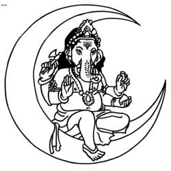 Hindu Mythology (Religion and Mythology) coloring page #109222 to print and color