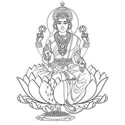 Coloring pages: Hindu Mythology - Free Printable Coloring Pages