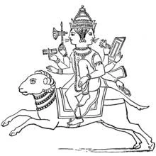 Hindu Mythology (Religion and Mythology) coloring page #109303 to print and color