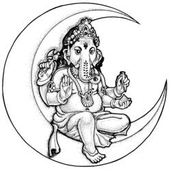 Hindu Mythology (Religion and Mythology) coloring page #109310 to print and color