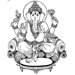 Hindu Mythology (Religion and Mythology) coloring page #109427 to print and color