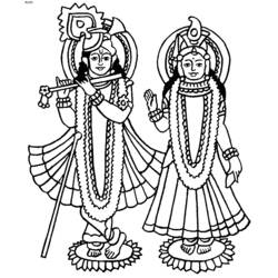 Hindu Mythology (Religion and Mythology) coloring page #109431 to print and color