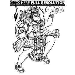 Hindu Mythology (Religion and Mythology) coloring page #109474 to print and color