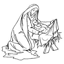 Jesus (Religion and Mythology) coloring page #98872 to print and color