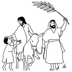 Jesus (Religion and Mythology) coloring page #98874 to print and color